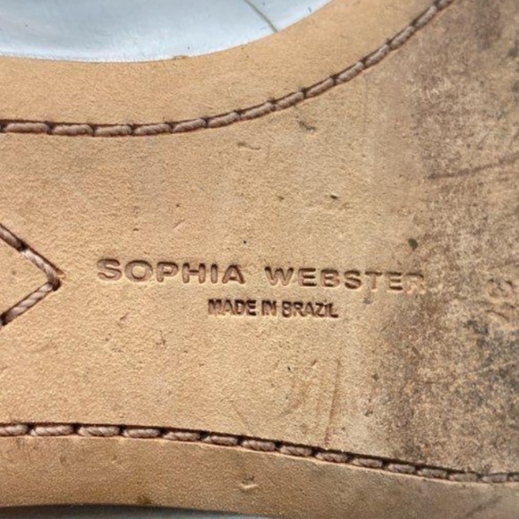 SOPHIA WEBSTER “Bibi” butterfly flats in Silver, 7 - Picture 5 of 6